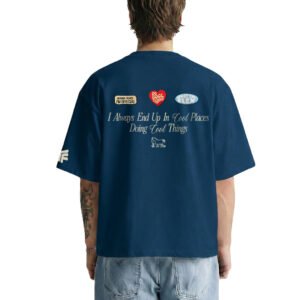 WildFlex Premium Cool Things Boxy-Fit Cotton T-Shirt for Men
